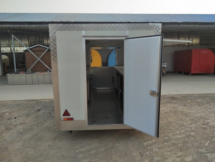 hot dog cart trailer rear